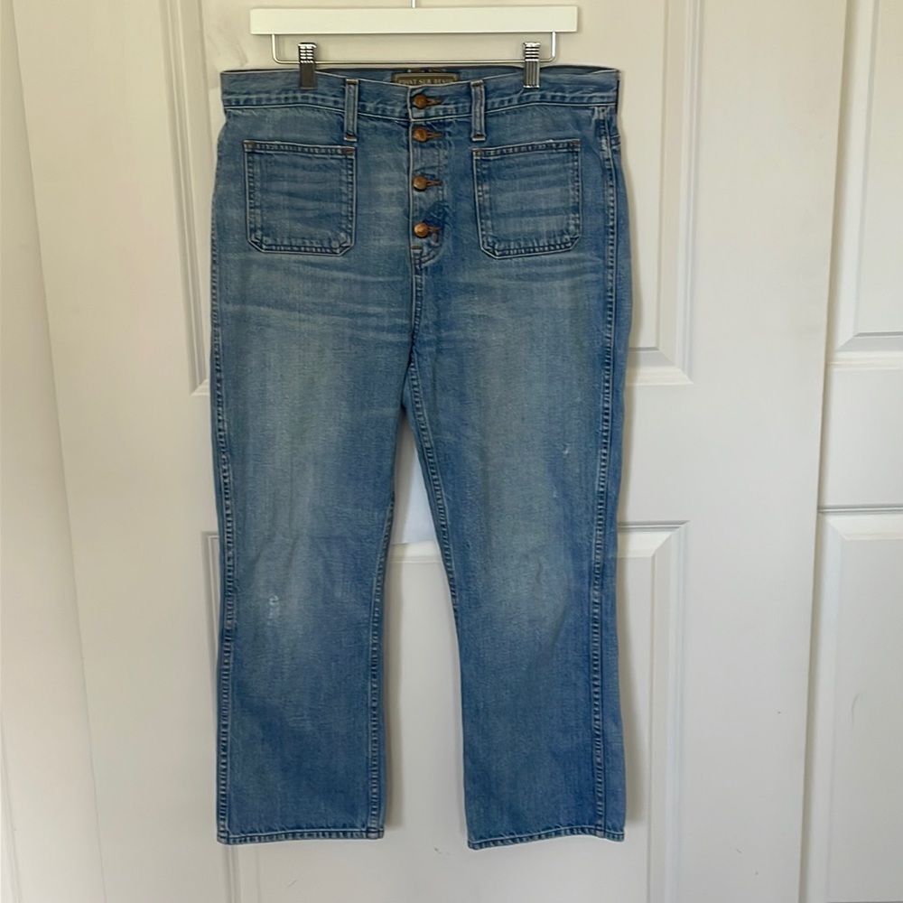 Point Sur Denim ButtonFly Jeans 31 Short